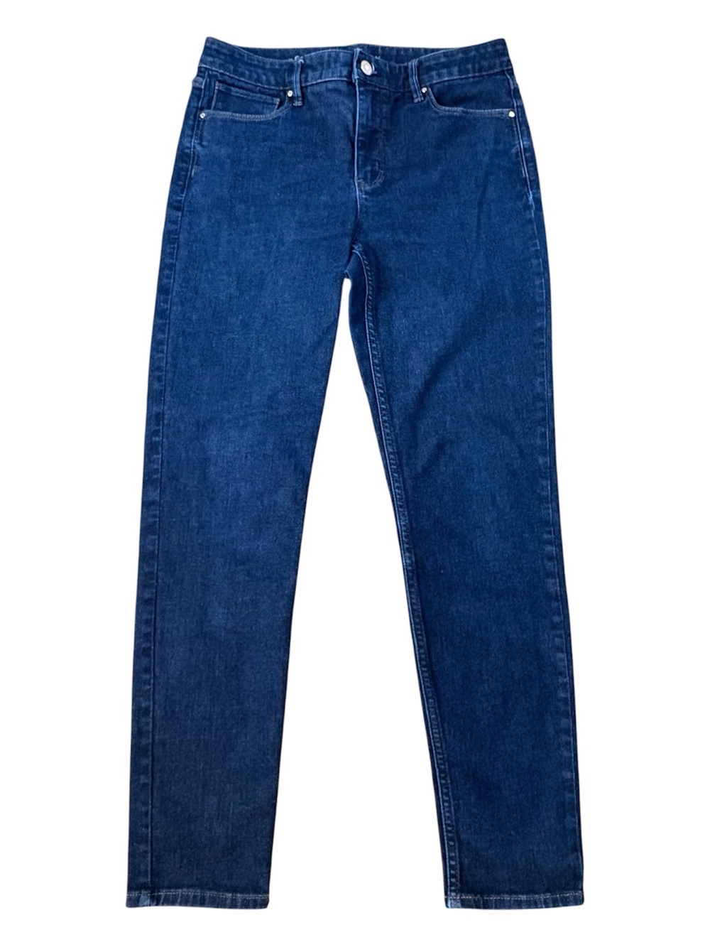 White House Black Market The Skinny Dark Wash Jeans. Size 6